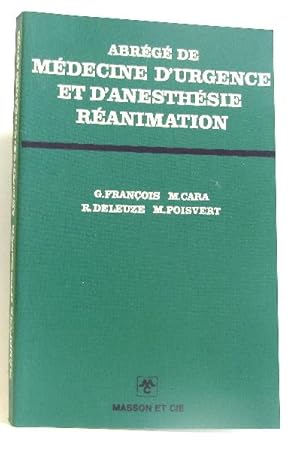 Abrégé de médecine d'urgence et d'anesthésie réanimation