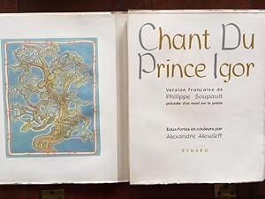 Immagine del venditore per Chant du Prince Igor. Version franaise de Philippe SOUPAULT prcde d'un essai sur la posie venduto da ABC - Eric Girod