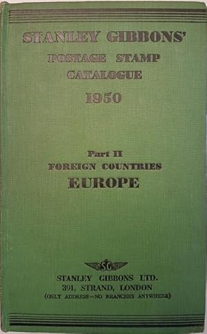 Stanley Gibbons Priced Postage Stamp Catalogue 1950 Part II Foreign countries Europe