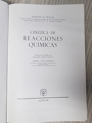 Imagen del vendedor de CINTICA DE REACCIONES QUMICAS a la venta por LIBRERIA AZACAN