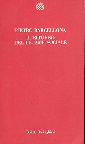Bild des Verkufers fr Ritorno Del Legame Sociale zum Verkauf von Librodifaccia