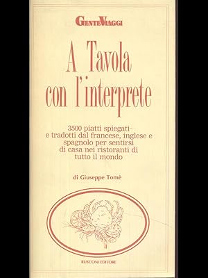 A tavola con l'interprete