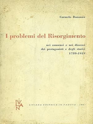 Bild des Verkufers fr I problemi del Risorgimento zum Verkauf von Librodifaccia