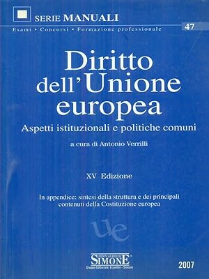 Seller image for Diritto dell'Unione Europea for sale by Librodifaccia