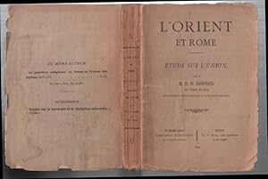 L'orient et rome / étude sur l'union (1894)