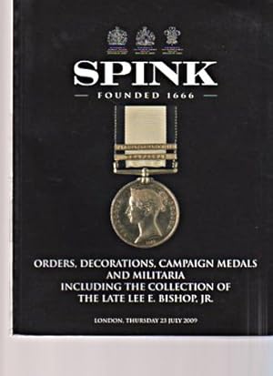 Spink 2009 Orders Decorations Medals Militaria