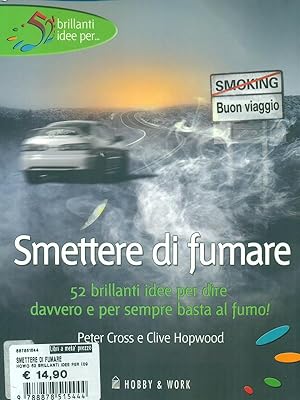 Bild des Verkufers fr Smettere di fumare zum Verkauf von Librodifaccia
