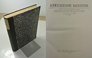 Image du vendeur pour Schweizerische Bauzeitung. Bd. 91/92, Januar - Dezember 1928 (2 Bde in 1 Buch). Wochenschrift fr Architektur, Ingenieurwesen / Maschinentechnik. Revue Polytechnique Suisse. mis en vente par Antiquariat Bookfarm