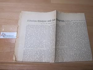 Bild des Verkufers fr Kiderlen-Wchter und sein Biograph zum Verkauf von Antiquariat im Kaiserviertel | Wimbauer Buchversand