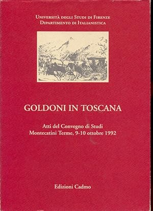 Bild des Verkufers fr Goldoni in Toscana zum Verkauf von Librodifaccia