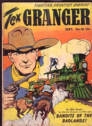TEX GRANGER #18 FIRST ISSUE ORIGIN 1948 RAILROAD COVER VG