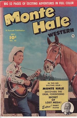 MONTE HALE WESTERN #50 GABBY HAYES PHOTO COVER 1950 VG/FN