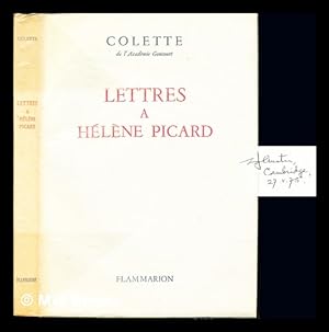 Imagen del vendedor de Lettres  Hlne Picard / Texte tabli et annot par Claude Pichois a la venta por MW Books