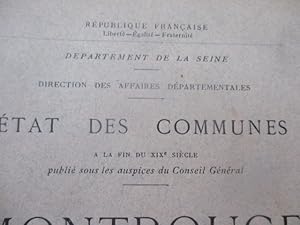 Etat des Communes à la fin du XIX è siècle, publié sous les auspices du Conseil Général - Boulogn...