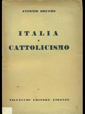 Imagen del vendedor de Italia e cattolicesimo a la venta por Librodifaccia