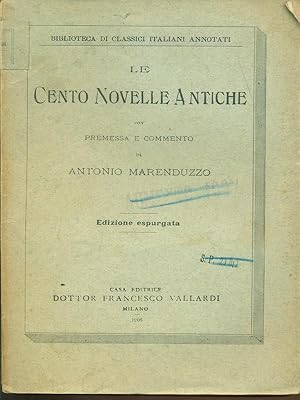 Seller image for Le cento novelle antiche for sale by Librodifaccia