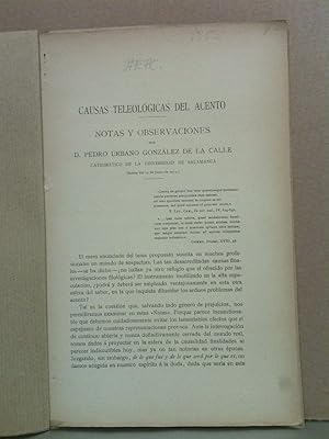 Imagen del vendedor de Causas teleolgicas del acento. Notas y observaciones a la venta por Librera Miguel Miranda