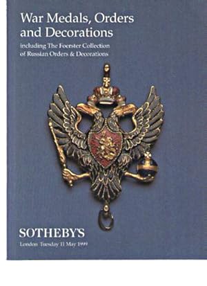 Sothebys 1999 Foerster Collection Russian Orders, Medals