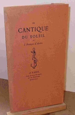 Seller image for CANTIQUE DU SOLEIL for sale by Livres 113