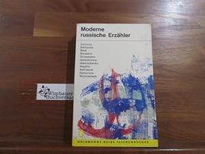 Imagen del vendedor de Moderne russische Erzhler. bertr. u. Kurzbiograph. von Valerian P. Lebedew. Zusammengest. u. durchges. von Gregor Mller / Goldmanns gelbe Taschenbcher ; Bd. 1562 a la venta por Antiquariat im Kaiserviertel | Wimbauer Buchversand