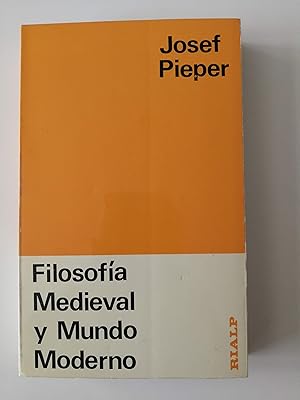 Filosofía medieval y mundo moderno