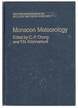 Seller image for Monsoon Meteorology (Oxford Monographs on Geology and Geophysics No. 7) for sale by SUNSET BOOKS