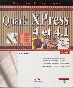 Imagen del vendedor de Quark Xpress 4 et 4.1 (PC/Mac) a la venta por Sylvain Par