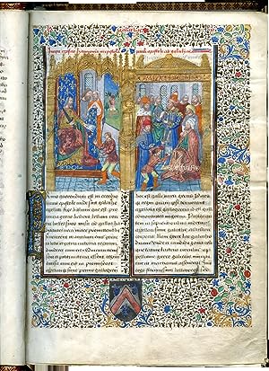 Expositio in epistolas Pauli, illuminated manuscript on parchment, in Latin with frontispiece min...