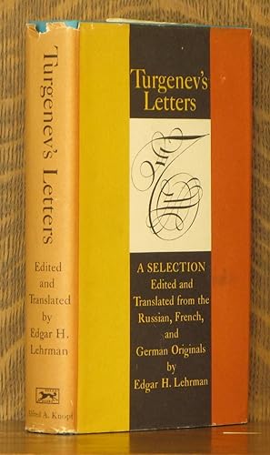 Seller image for TURGENEV'S LETTERS for sale by Andre Strong Bookseller