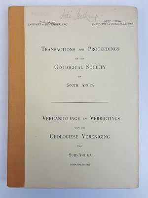 Transactions of the Geological Society of South Africa (Vol LXVIII, January to December 1965)