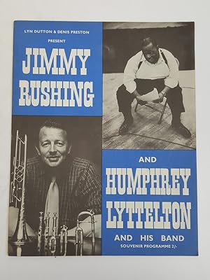 Bild des Verkufers fr Jimmy Rushing and Humphrey Lyttelton and his Band in an Evening of Jazz and Blues [Souvenir Programme for their Nationwide Tour] zum Verkauf von Keoghs Books