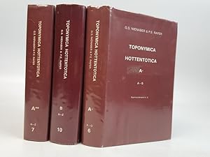 Toponymica Hottentotica A*: A - G, A**: H - Z, B: A - Z [3 volumes]