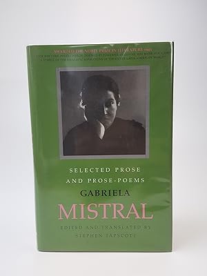 Bild des Verkufers fr Gabriela Mistral, Selected Prose and Prose-Poems zum Verkauf von Keoghs Books
