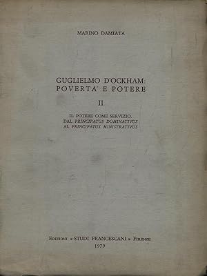 Bild des Verkufers fr Guglielmo D'Ockham: poverta' e potere II zum Verkauf von Librodifaccia