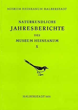 Bild des Verkufers fr Naturkundliche Jahresberichte des Museum Heineanum 10 zum Verkauf von ConchBooks