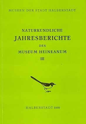 Bild des Verkufers fr Naturkundliche Jahresberichte des Museum Heineanum 3 zum Verkauf von ConchBooks