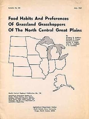 Bild des Verkufers fr Food Habits and Preferences of Grassland Grasshoppers of the North Central Great Plains zum Verkauf von ConchBooks