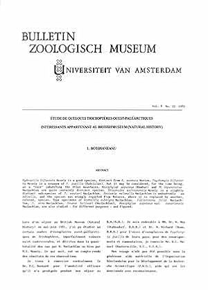 Seller image for tude de quelques Trichoptres Ouest-Palarctiques Intressants Appartenant au British Museum (Natural History) for sale by ConchBooks