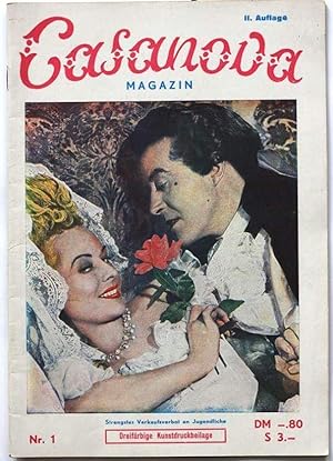 CASANOVA MAGAZIN, 1950, Nr.1, selten!