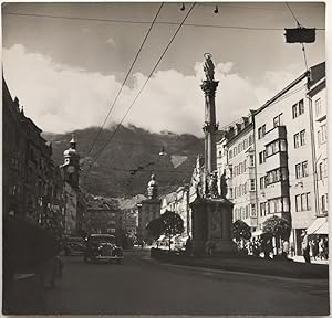 Original 1954 Innsbruck, große Aufnahme, künstlerisch