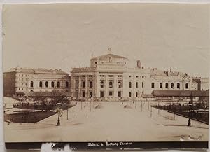 Echtes Original 1880er Jahre Albumin WIEN Burgtheater