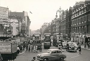 Echtes OriginaL 1950er J., LONDON, Oxford Street,Busse, Autos, Reklame