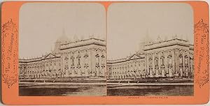 Original 1870er J. Stereoaufnahme POTSDAM Nouveau Palais