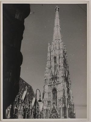 Großes Original 1930er Jahre, Wien, Stephansdom, von Erich Smeikal, Kunstfoto