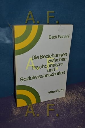 Seller image for Die Beziehungen zwischen Psychoanalyse und Sozialwissenschaften. for sale by Antiquarische Fundgrube e.U.