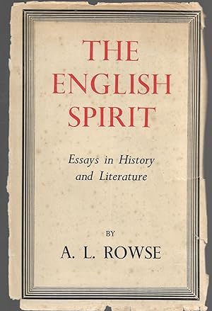 Seller image for The English Spirit for sale by Neville Wade