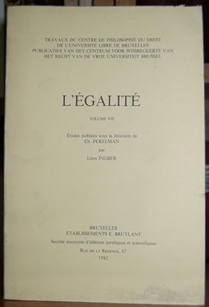 Seller image for L'EGALITE. Volume VIII for sale by Fbula Libros (Librera Jimnez-Bravo)