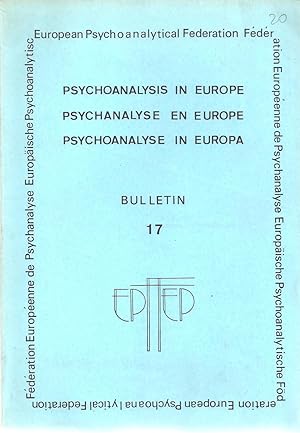 Psychanalyse en Europe. Bulletin 17. Rapports de la conférence de Rome