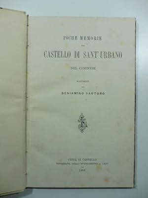 Poche memorie del castello di Sant'Urbano nel Cominese