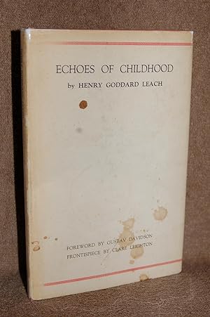Imagen del vendedor de Echoes of Childhood a la venta por Books by White/Walnut Valley Books